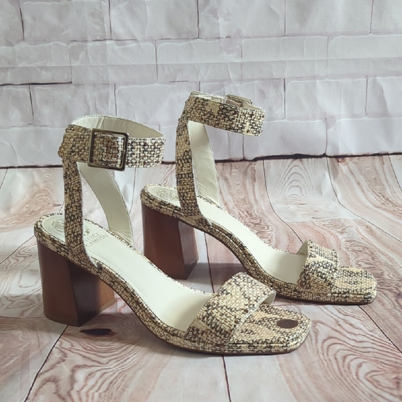 Vince Camuto Block Heel Sandals - Picture 1 of 11